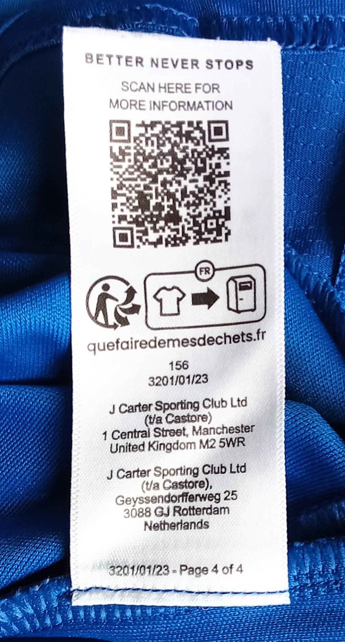 Rangers 2023/24 Castore Home Football Shirt