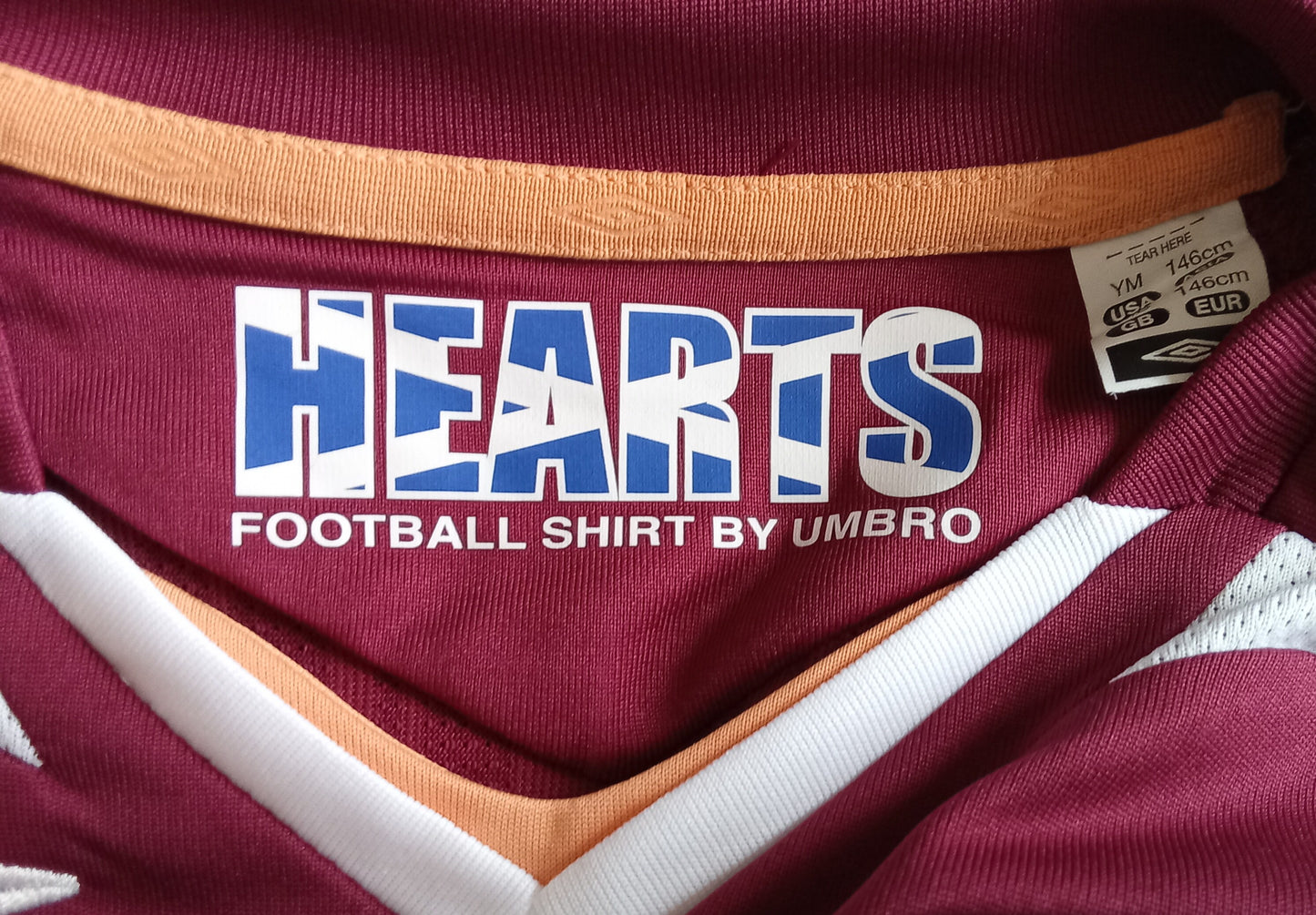 Hearts 2007/08 Umbro Home Football Shirt