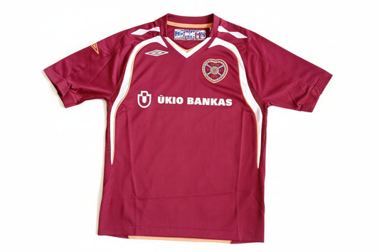 Hearts 2007/08 Umbro Home Football Shirt