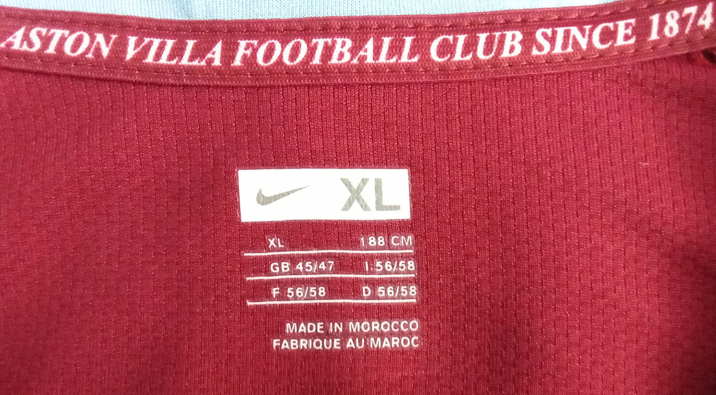 Aston Villa 2007/08 Nike Home Football Shirt