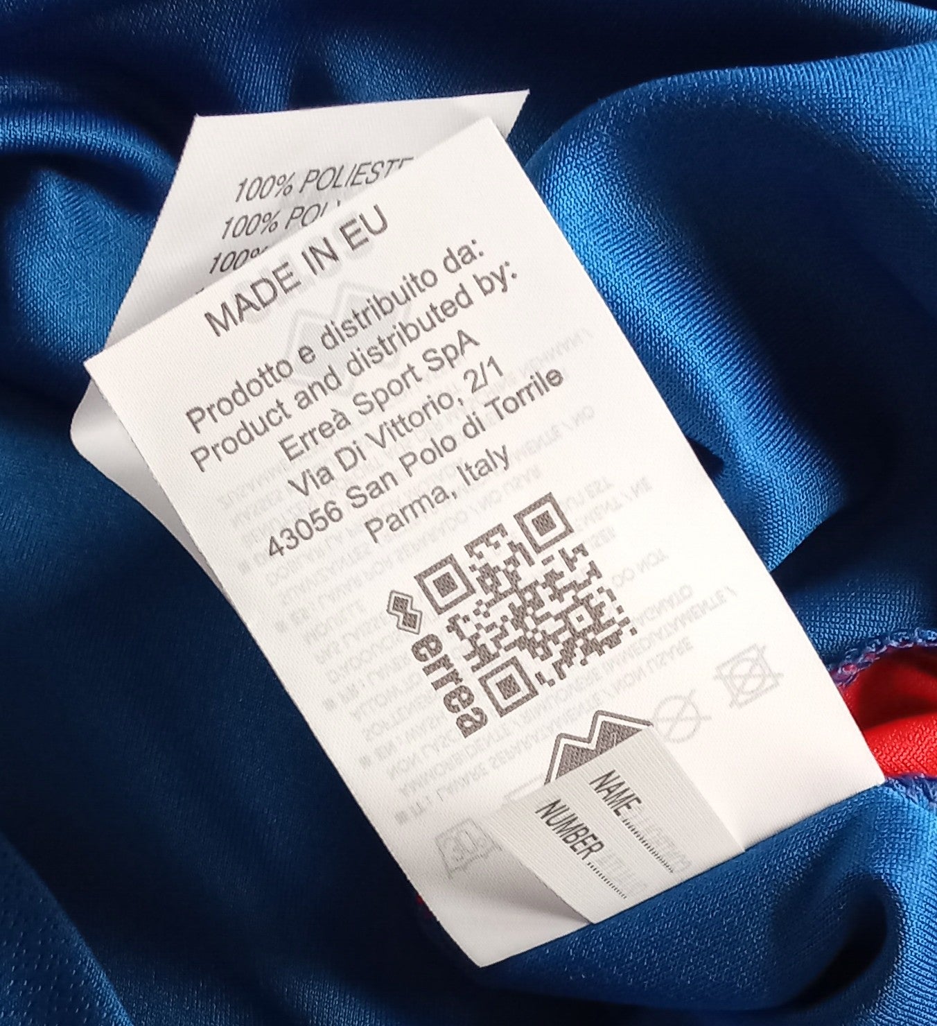 Iceland 2018 Errea Home Football Shirt