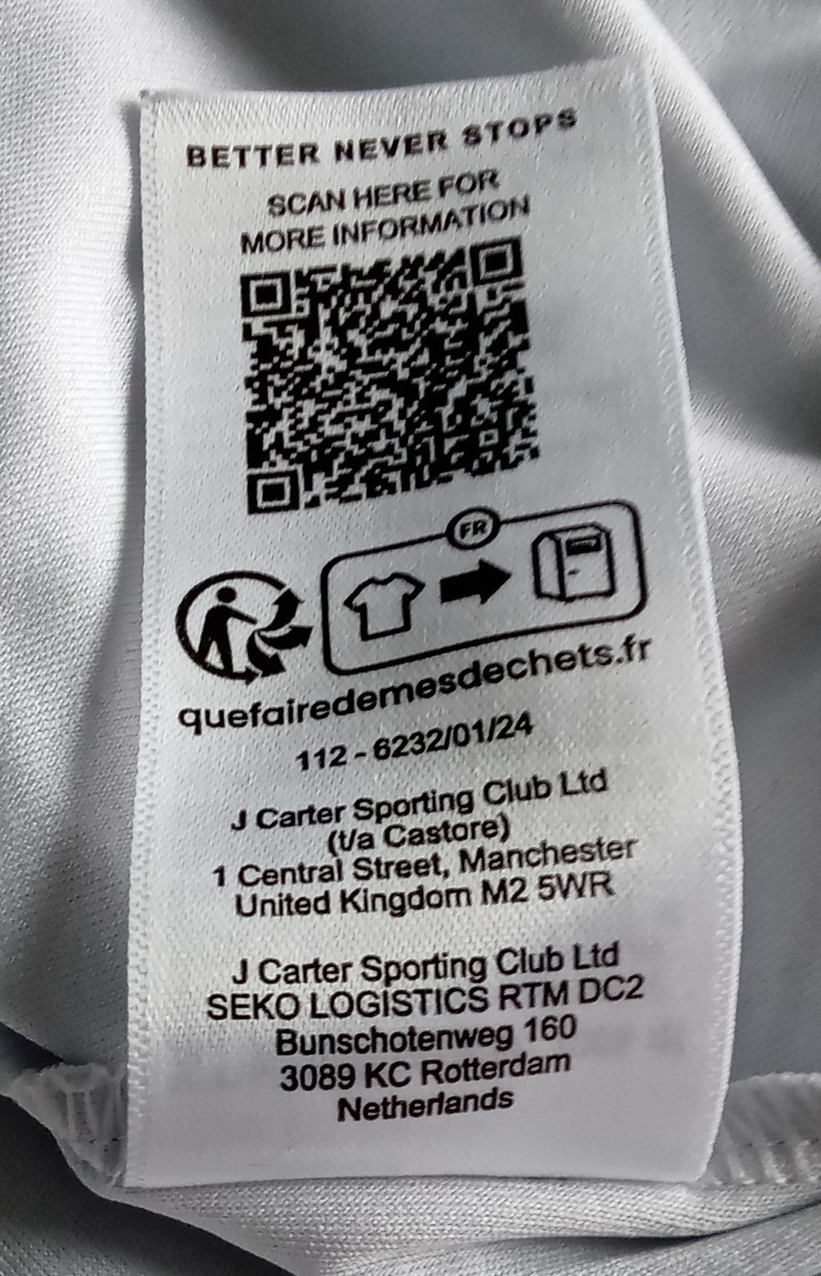 Rangers 2024/25 Castore Away Football Shirt