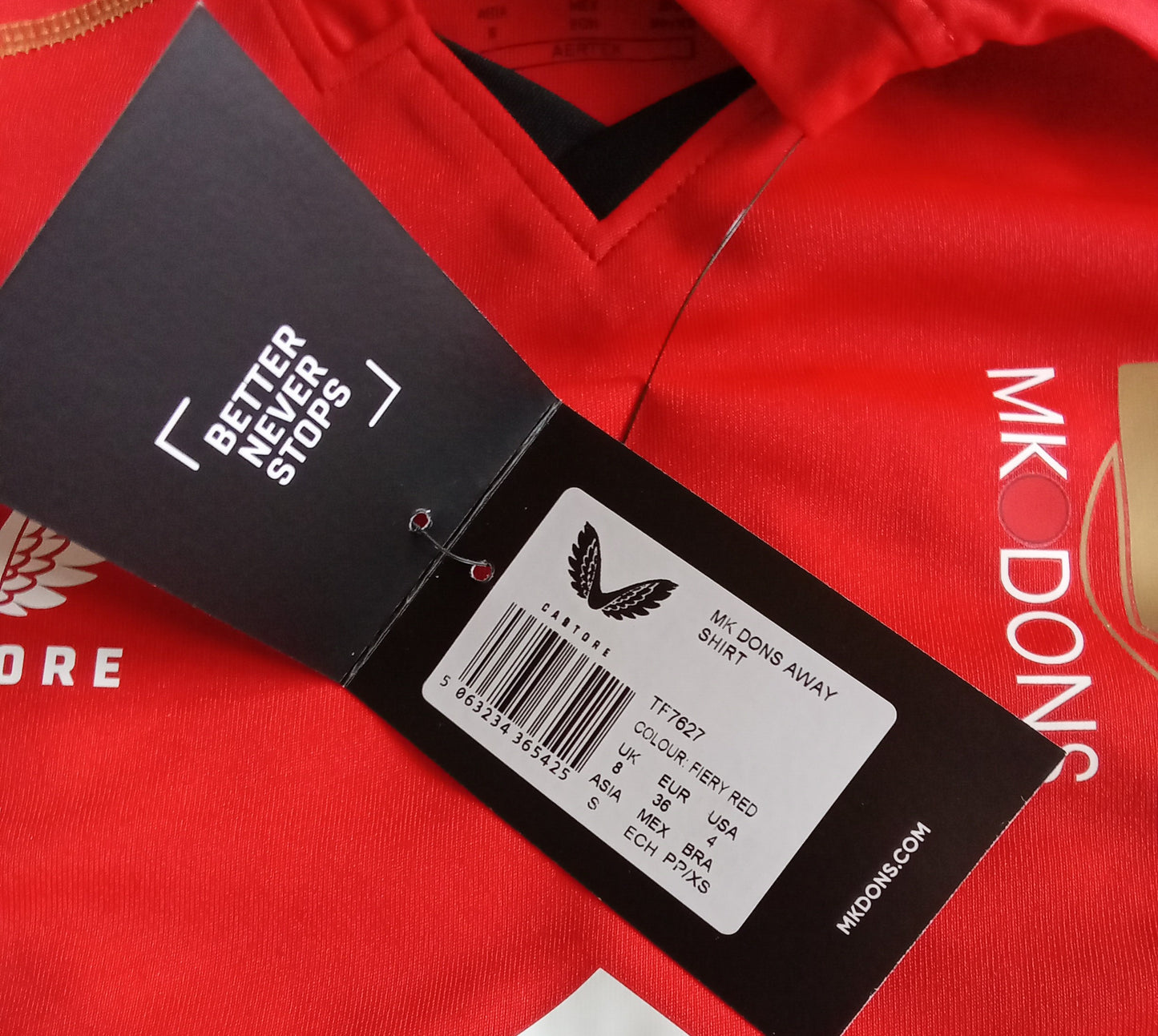 MK Dons 2024/25 Castore Away Football Shirt