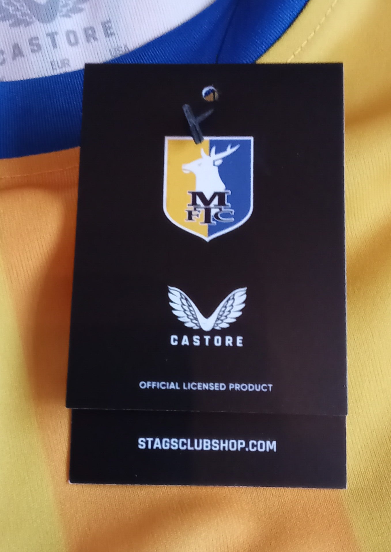 Mansfield Town 2024/25 Castore Home Football Shirt